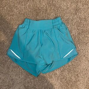 Aqua Blue Lululemon Shorts